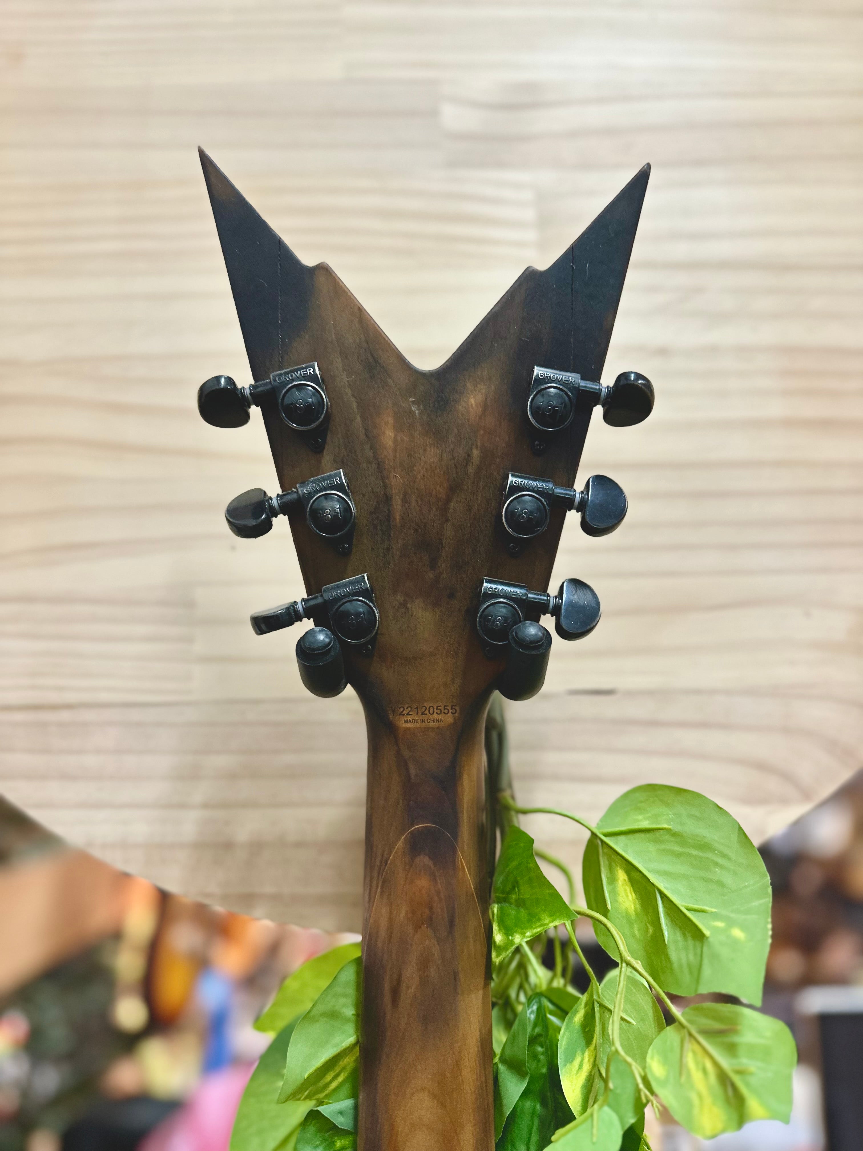 Dean | Leadbetter Rabid Dog Relic | Razorback X Custom | EVH on ACID relic’d finish Dean | Leadbetter Rabid Dog Relic | Razorback X Custom | EVH on ACID relic’d finish